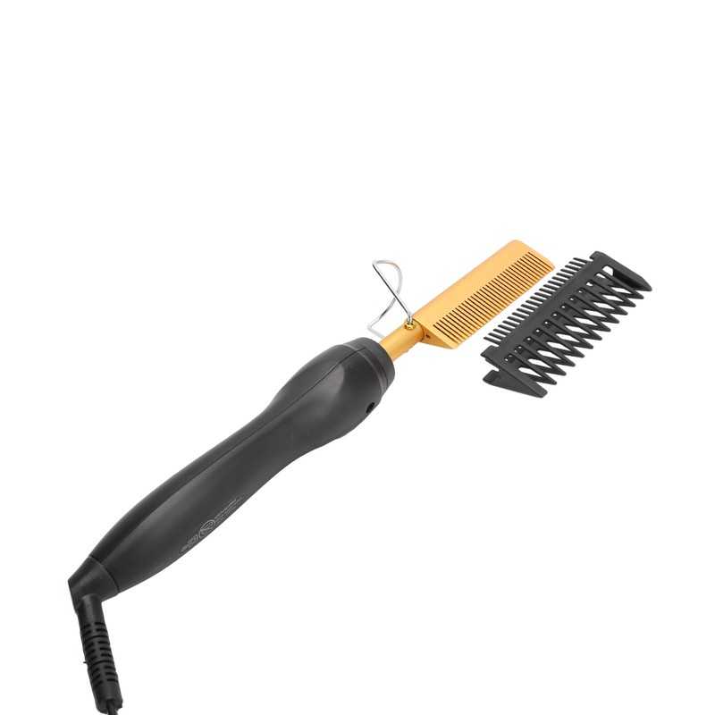 Electric Straightening Comb Fast Heating Wet Dry Hairdressing Comb 110‑