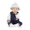 Gorbast Boys Baseball Baby Clothes, Winter/Autumn, Long Sleeve, Onesie, Romper