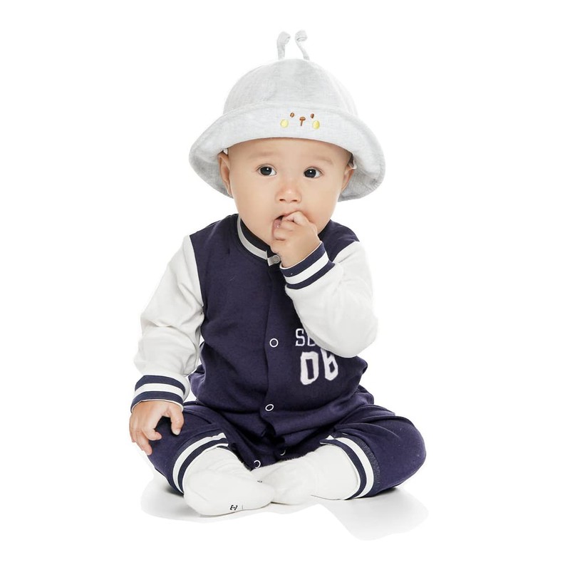 Gorbast Boys Baseball Baby Clothes, Winter/Autumn, Long Sleeve, Onesie, Romper