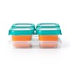 OXO Tot Baby Blocks Food Storage Containers, Teal, 4 Ounce
