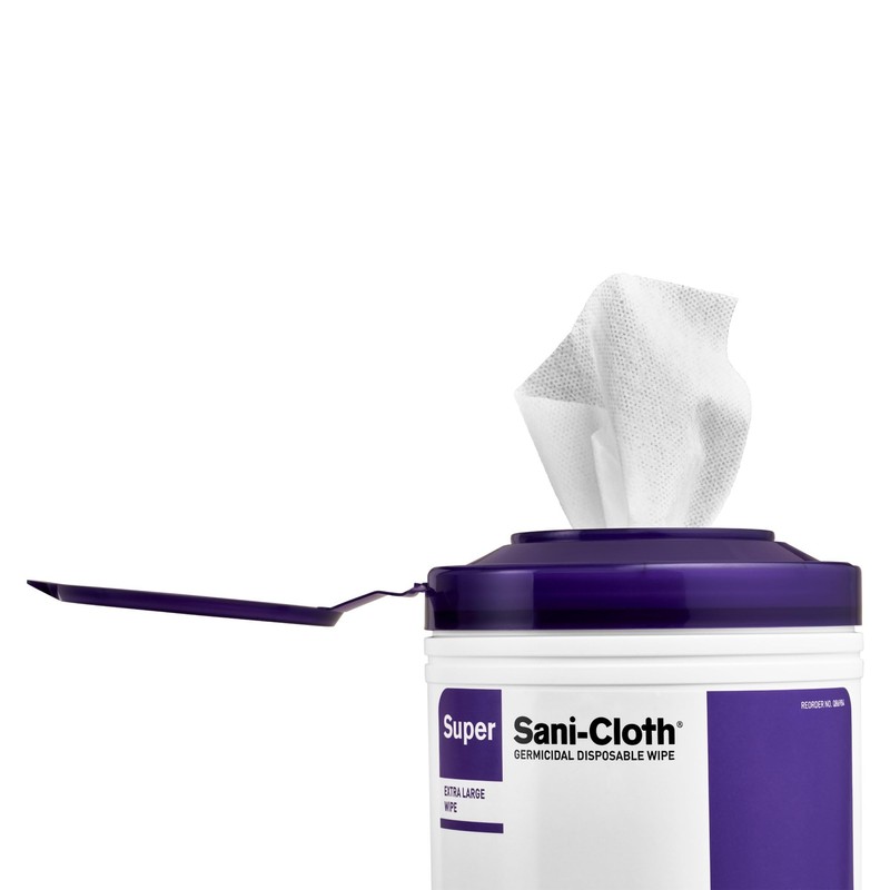 Super Sani-Cloth Surface Disinfectant Cleaner Wipe Canister Alcohol Scent 450