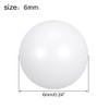 sourcing map PTFE Ball, 6 mm Diameter, Floor Ready, Diaphragm