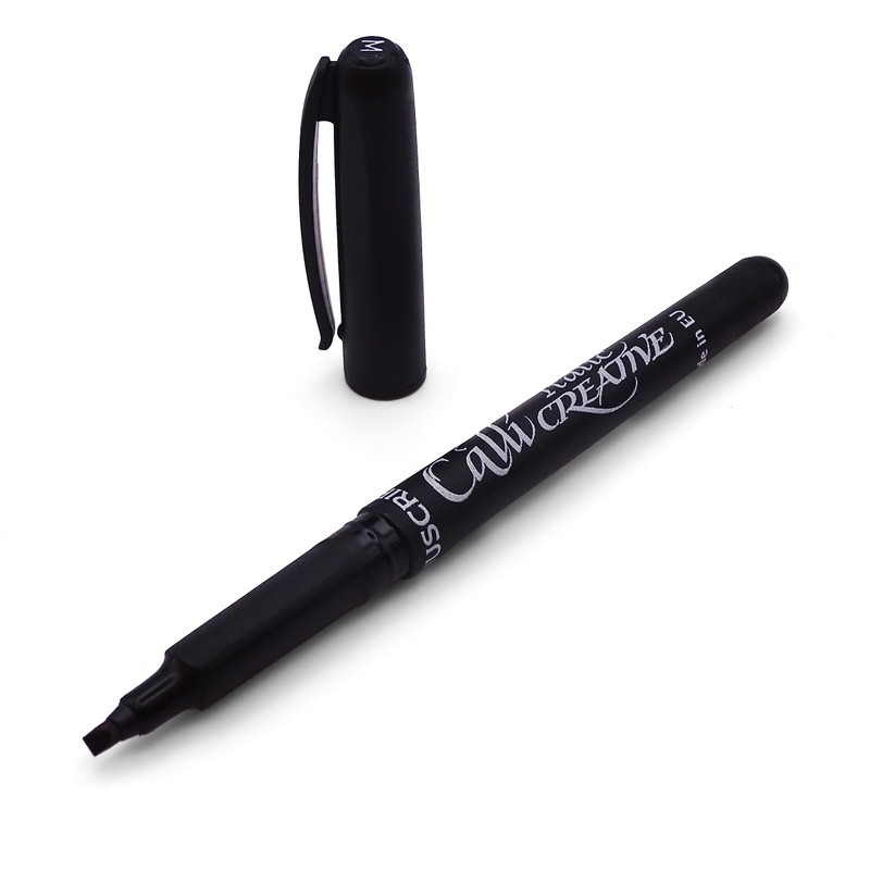 MANUSCRIPT Callicreative Italic Crafter Markers (Medium Tip, Black)