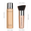 LOKFAR AirBrush Foundation Spray, Silky Mist Spray Makeup Kit with
