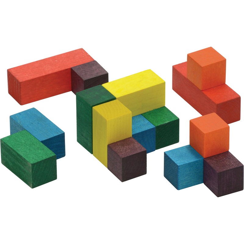 Color Soma Cube - Made in USA