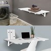 Mount-It! Heavy Duty Drop Down Table, Wall Mounted Drop Leaf