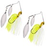 Tungsten Spinner Bait- 1/2 oz- White Chartreuse (2 Pack)
