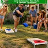 Pointyard Portable Cornhole Board Set-24x16in Foldable Family Yard Game