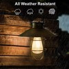 pearlstar Solar Lantern Outdoor Hanging Light Metal Solar Lamp with