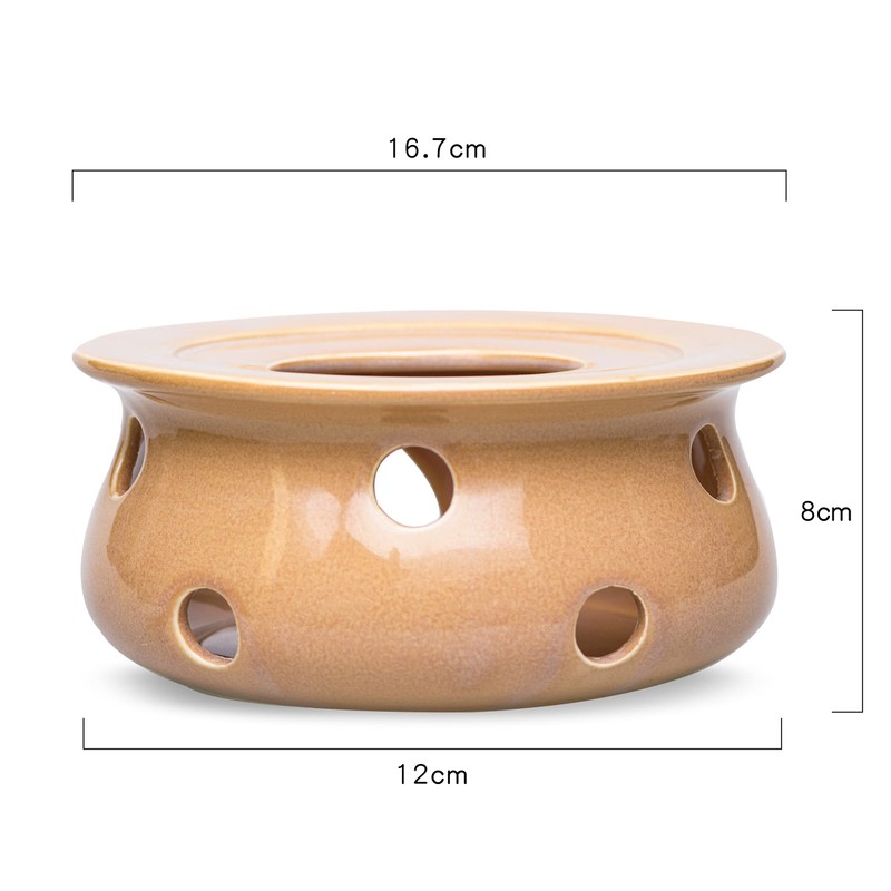 Urban Lifestyle Teapot Warmer Tea Warmer Ceramic (Sand) Tea Oven