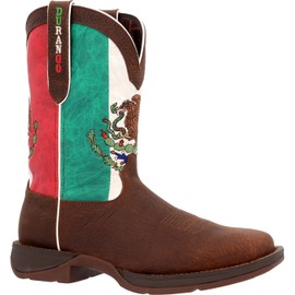 Rebel by Durango® Steel Toe Mexico Flag Western Boot Size 8.5(M)