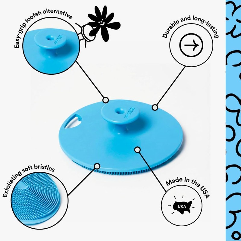 Depurador Corporal Exfoliante con Asa Body Scrubber