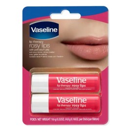Vaselina Rosy Lips Hidratante de Labios con Color  Rosy Lips Tinted Lip Balm, 2 Pack                                                                  