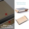 ERGO COLLECT Wood Foot Rest Under Desk, Ergonomic Rocking Footrest