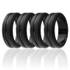 ROQ Silicone Rubber Wedding Ring for Men, Comfort Fit, Men's