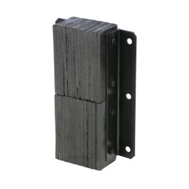 Vestil V-1120-4.5 Rubber Vertical Laminated Dock Bumper, 11" Width, 20" Height, 4.5" Depth