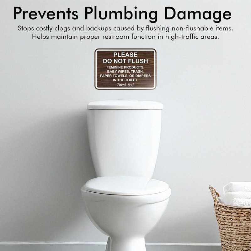 All Quality Classic Framed Please Do Not Flush Thank You