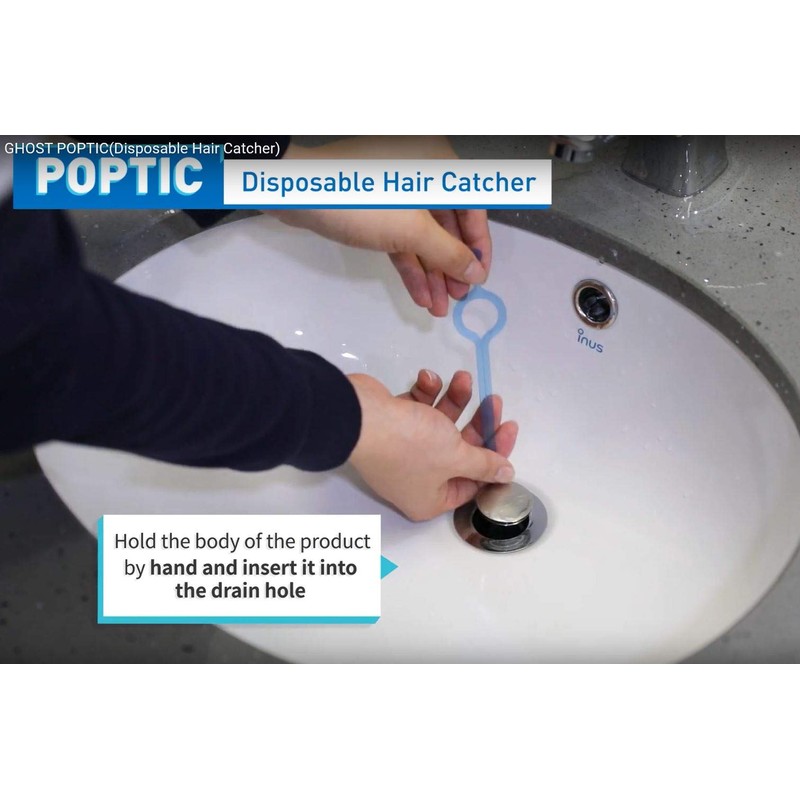 COSRAMY Ghost Drain Hair Collector and Disposable Hair Catcher for