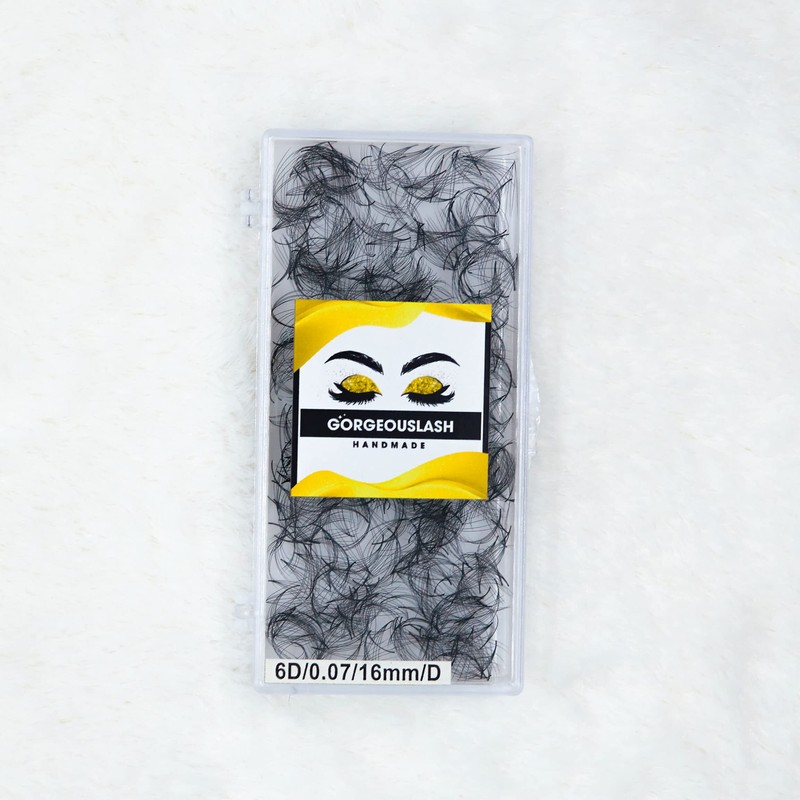 GorgeousLash 1000 Premade Lash Fans. 10D, 8D, 7D, 6D, 5D,