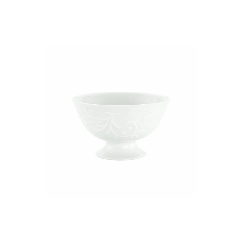 Lenox Opal Innocence Carved 4-1/2-Inch Footed Dessert Bowl
