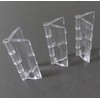 Pack of 3 Transparent Clear Plastic Acrylic 64mm Continuous Piano