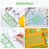 4 PCS Circle Stencil, Circle Template, Circle Ellipse Triangle Square