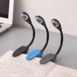 YuanHolumid Blue LED Book Light, Clip on Reading Lights for Reading in Bed, Car & Travel, Lightweight,Perfect for Readers, Novelty Lighting