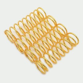EPTNNASO 4pcs Thicker Harder Steel Springs Gold for 1/6 XRT Shock 7861