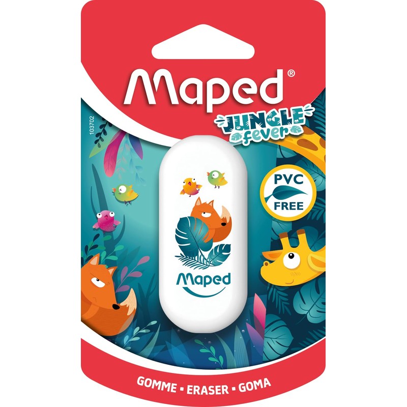 Maped Jungle Fever Eraser - Efficient Eraser, Jungle Design -