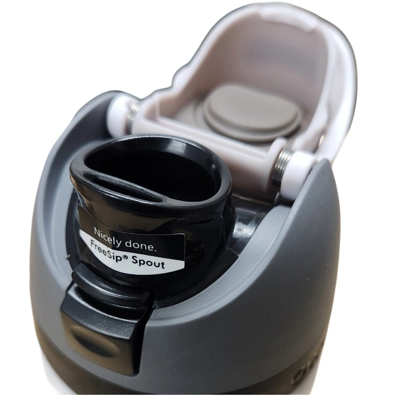 Owala FreeSip Insulated Stainless Steel Water Bottle, 24 oz, white