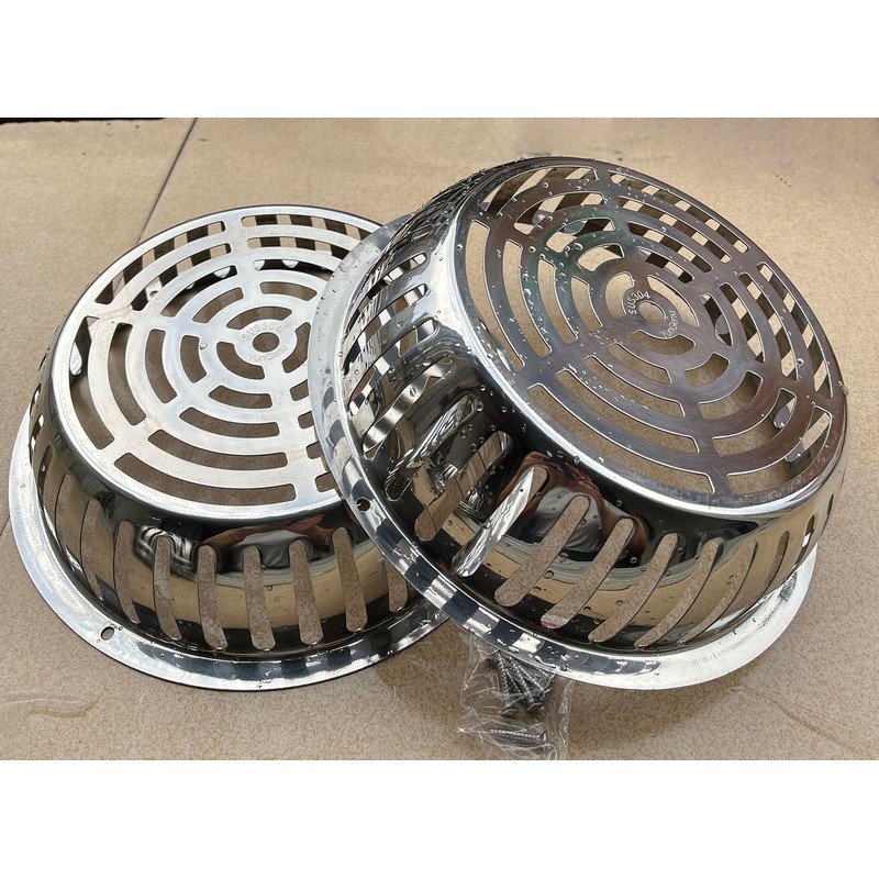 YunGenu SUS304 Stainless Steel Roof Dome Drain Cover Strainer Anti-Clogging