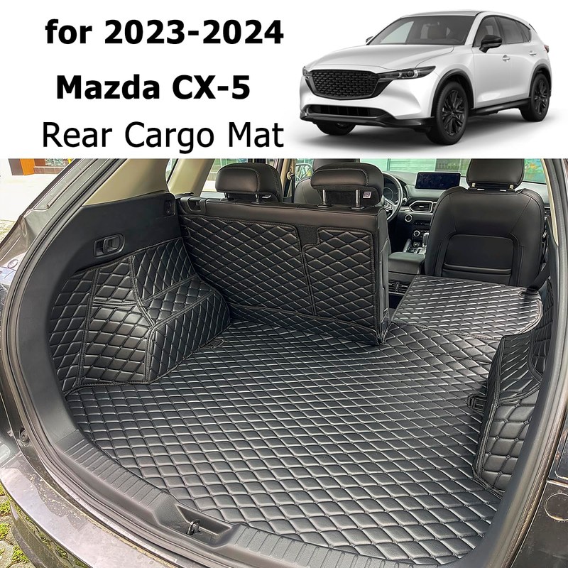 7DEEKEI Cargo Mat for 2023-2025 Mazda CX-5 Trunk Mat and