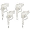 Unlorspy 4 Pcs Low Profile Wand Tilter,Clear Heavy Duty Low