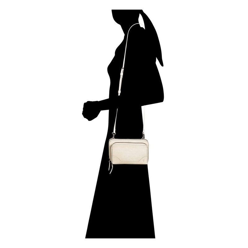 Frye Women's Melissa Stacked Wallet, Oat, One Size