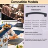 Upgrade Black WB15X10275 Microwave Oven Door Handle, Only Compatible with