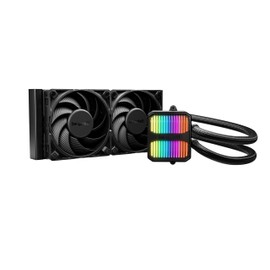 be quiet! Silent Loop 3 240mm CPU AIO Liquid Cooler | 2 Silent Wings 4 120mm PWM High-Speed Fans | Quiet Performance | 6-Pole Motor | Discreet ARGB Lighting | Refillable | Black | BW024