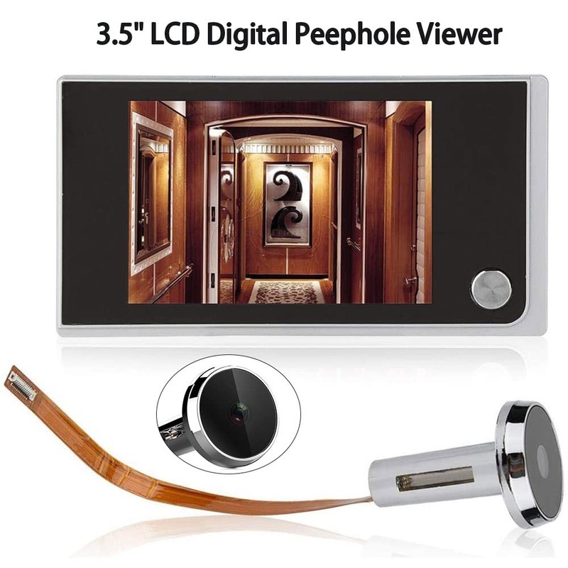 Digital Door Viewer with Door Viewer and 3.5" LCD Screen