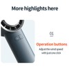 Handheld Fan Portable Electric Cold Compress Cooling Fan USB Rechargeable