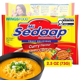 Curry Flavor Instant Noodles (Pack of 5) — Mi Sedaap Instant Ramen