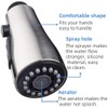 Pull Down Kitchen Faucet Head Replacement, 3-Function Kitchen Faucet Head