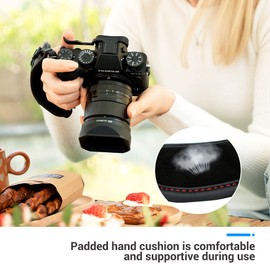 Widen DSLR Camera Wrist Hand Strap Grip with Quick Release Tripod Plate for Canon EOS R8 R5 R6 Mark II R10 R7 R3 R5C R6 R RP 90D 80D 4000D Rebel T7 T8i T7i T6i 5D Mark IV III 7D 6D Mark II Sony A7R V