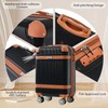 Merax Carry On Luggage Lightweight Suitcase Spinner Wheels, TSA Lock,