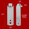 Impresa T-Post Fence Clip Bender Tool - 200 Metal T-Post