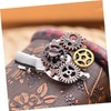 BIUDECO Unique Gothic Hair Barrettes Steampunk Gear Clip Set for