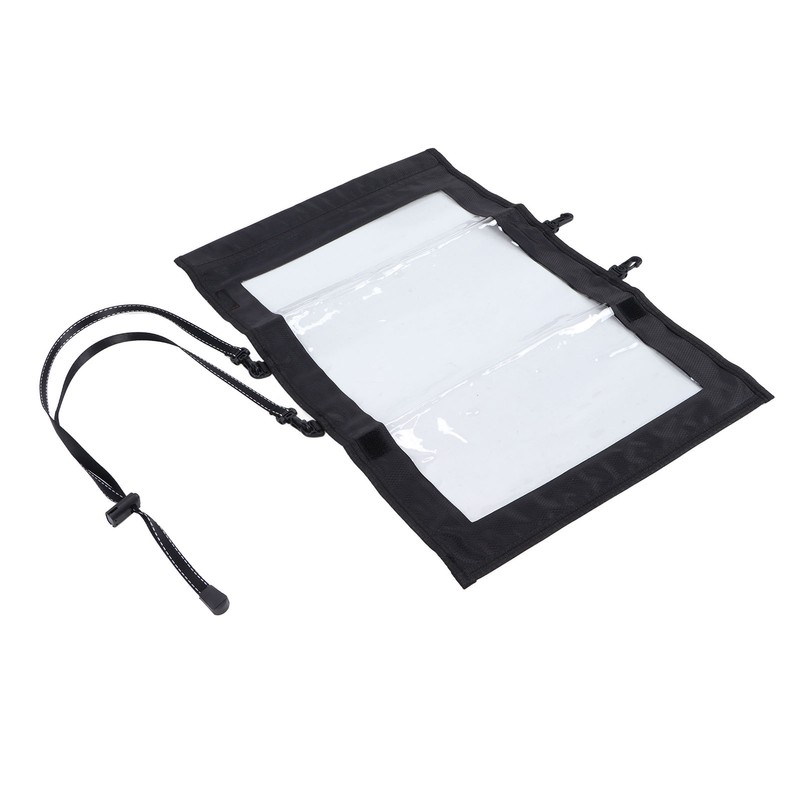 Transparent Map Storage Bag Waterproof Folding Storage Pouch for Outdoor