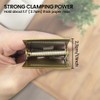 ANATTASOUL Brass Binder Clip Vintage Bee Wreath Paper Clamp for