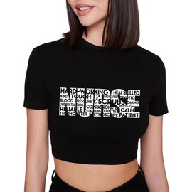 Funnydove T Shirt Nurse Shirts for Women Tshirt Registered Baby Tee Womens Tshirts Crop Top Black