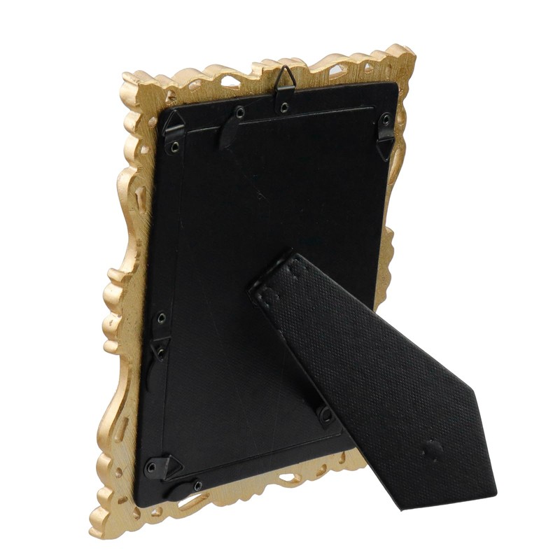 Bitray Picture Frames Luxury Vintage Photo Frame with Glass Front