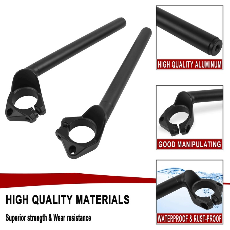 Aluminum Fork Clip ons Handle Bars Motorcycle Handlebars Clip On
