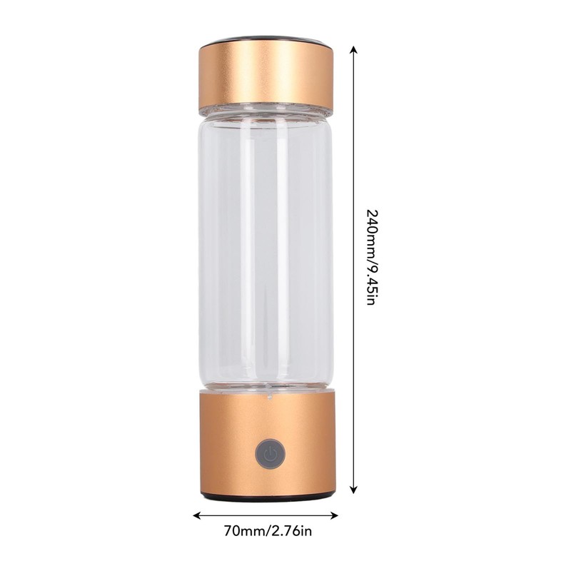 Hydrogen Water Generator, 410ML Hydrogen Production 1200-1400PB, Hydrogenated Water Bottle